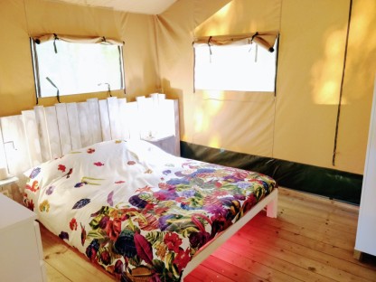 safari tent bedroom